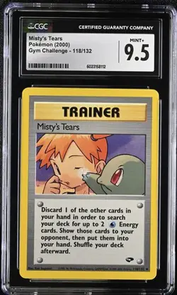 2000 Pokemon Gym Challenge Misty's Tears #118 CGC 9.5 - Image 1