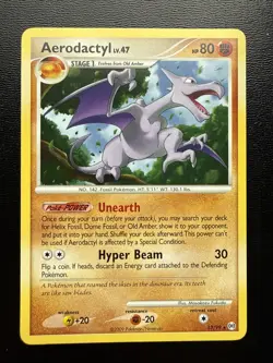 FREE SHIPPING Aerodactyl 13/99 Rare Non-Holo Arceus Set Pokemon - Image 1