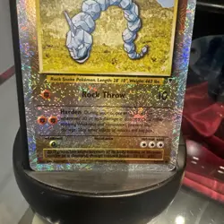 Pokemon Onix 84/110 Legendary Collection Reverse Holo Fireworks NM - Image 3