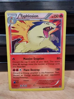 Pokemon Typhlosion 20/162 Holo Rare XY BREAKthrough 2015 NM - Image 1