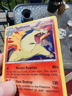 Pokemon Typhlosion 20/162 Holo Rare XY BREAKthrough 2015 NM - Image 3