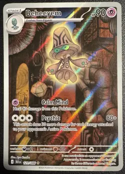 Beheeyem 121/086 IR Illustration Black Bolt Pokemon TCG - Image 1