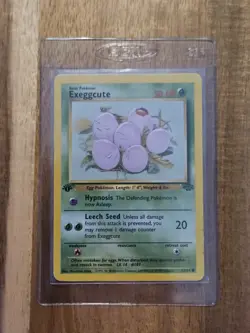 Exeggcute 1st Edition Excellent Pokemon TCG Jungle Set #52/64 1999 **has spots** - Image 1