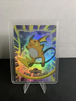 2000 Topps Chrome Pokemon TV Animation Foil #26 Raichu - Image 1