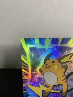 2000 Topps Chrome Pokemon TV Animation Foil #26 Raichu - Image 4