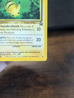 Pokemon TCG Pikachu Black Star Promo 27 Near Mint - Image 3