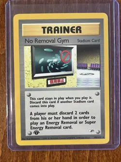 [LP+/NM] 2000 Pokemon Gym Heroes No Removal Gym 1st Edition Trainer #103/132 - Image 1