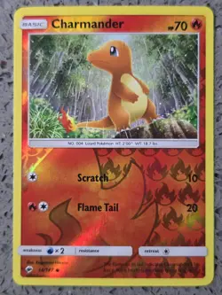 Pokemon - Charmander - 18/147 - Sun & Moon Burning Shadows - Reverse Holo - NM - Image 1