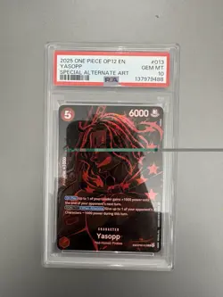 One Piece TCG Yasopp (SP) OP09-013 Legacy of the Master ENG PSA 10 - Image 1