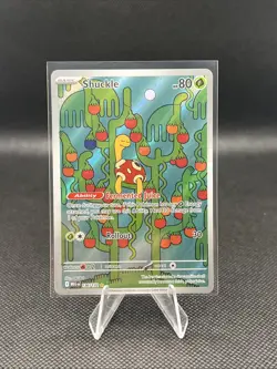 Shuckle - 136/132 Pokemon TCG Mega Evolution Illustration Rare Pokemon Card - Image 1