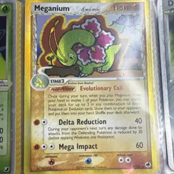 Pokemon TCG Meganium EX Dragon Frontiers Holo Rare Card 4/101 Delta Species - Image 2