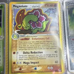 Pokemon TCG Meganium EX Dragon Frontiers Holo Rare Card 4/101 Delta Species - Image 3