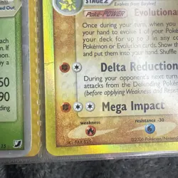 Pokemon TCG Meganium EX Dragon Frontiers Holo Rare Card 4/101 Delta Species - Image 5