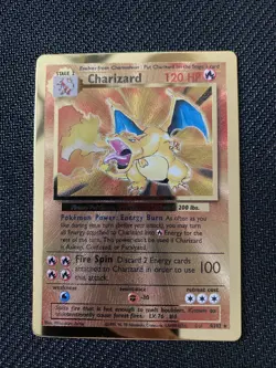 Pokemon TCG Charizard Metal Card Celebrations 25th Anniversary Edition - Image 1
