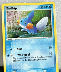 Mudkip Holo Promo 018/PCG-P Black Star Promo Pokemon Card NM Vintage 2004 - Image 3