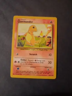 Pokemon Card Charmander Base Set 46/102 - Image 4