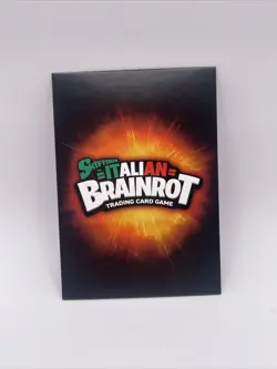 ITALIAN BRAINROT - TUNG TUNG SAHUR TRADING CARD HOLO RARE 42/150 - Image 2
