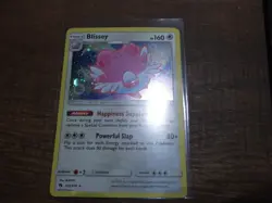 Blissey 153/214 Lost Thunder Pokemon Card Cosmos Holo 2018 NM PF - Image 1