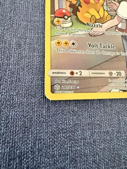 Pokemon TCG Pikachu Card #241/236 Cosmic Eclipse Secret Rare - Image 2
