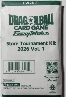 Dragon Ball Card Game Fusion World Store Tournament Kit 2026 Vol. 1 FW26-1 - Image 1