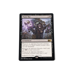 MAGIC MTG CCG Single Core M15 WASTE NOT Rare LP/VG+ - Image 1