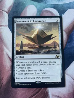 Monument to Endurance Aetherdrift Regular Card NM Condition - Image 1