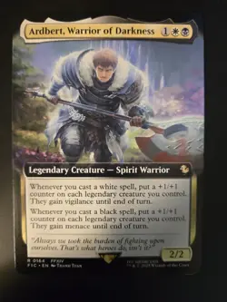 Ardbert, Warrior of Darkness NM EXTENDED Commander: Final Fantasy MTG FREE SHIP - Image 1