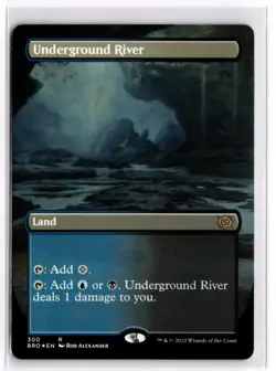 Underground River Foil The Brothers' War 300 LP x1 MTG Magic: the Gathering - Image 1