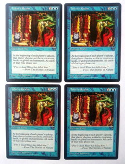 Magic the Gathering MTG Visions TEFARI'S REALM X 4 (NM ) R 1997 - Image 1