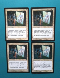 Magic the Gathering MTG Tempest SPIRIT MIRROR X 4 R LP/EX 1997 Vintage - Image 2