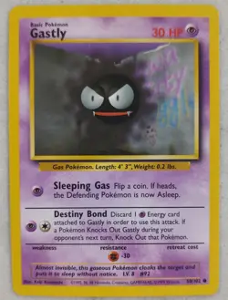 Pokemon TCG Gastly 50/102 Base Set - Image 1