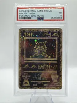Ancient Mew 1 Pokemon 2000 Movie Cards & Products Promo Holo PSA 5 - Image 1