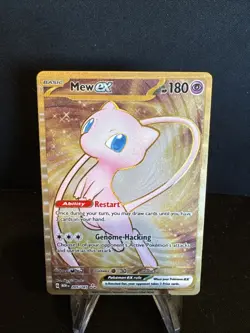 2023 Pokemon-Mew 205/165-Gold Metal Ultra Premium Collection - Image 1
