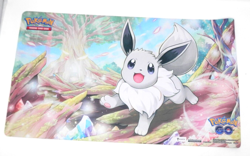Pokemon Go TCG Shiny Eevee Play Mat • 13x23" Rubber Back Playmat Mouse Pad NEW - Image 1