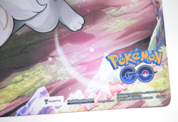 Pokemon Go TCG Shiny Eevee Play Mat • 13x23" Rubber Back Playmat Mouse Pad NEW - Image 3