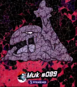 Pokemon Crystal Card Collection Set #099 Muk Cracked Ice Holo - Image 1