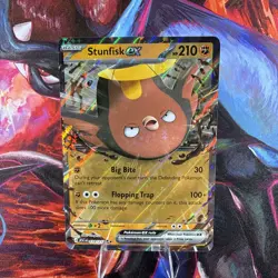 Stunfisk ex 114/217 Ascended Heroes ASC Double Rare Mint/NM English TCG Pokemon - Image 1