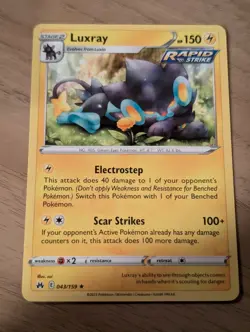 Luxray | 043/159 | Rare | SWSH: Crown Zenith | Pokemon TCG - Image 1