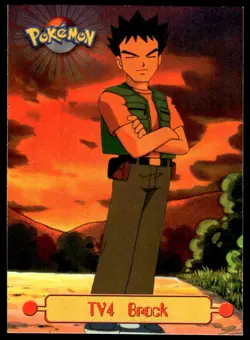 Pokemon TCG #TV4 Brock Topps Series 1 - Image 1