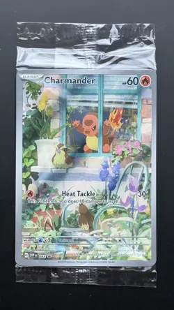Pokemon TCG Charmander SVP Black Star Promos SVP044 Holo Promo SEALED - Image 1