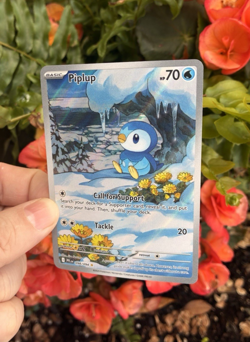Piplup Full Art, Pokemon Near Mint, Phantasmal Flames, Illustration Rare, 98/94 - Image 1