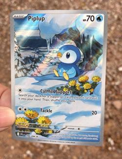 Piplup Full Art, Pokemon Near Mint, Phantasmal Flames, Illustration Rare, 98/94 - Image 2