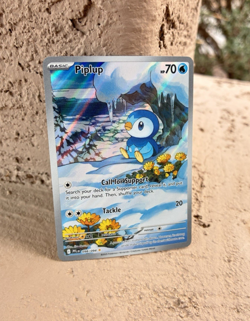 Piplup Full Art, Pokemon Near Mint, Phantasmal Flames, Illustration Rare, 98/94 - Image 4