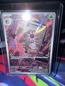 Pokemon Lileep Scarlet & Violet Stellar Crown Illustration Rare #145/142 NM - Image 1