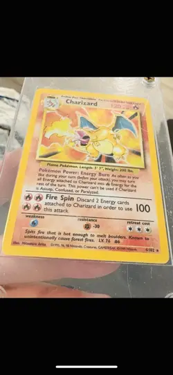 Pokemon TCG - 1999 Base Set - 4/102 Holo Rare Charizard Unlimited - Image 5