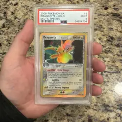 2005 POKEMON EX DELTA SPECIES #3 DRAGONITE-HOLO PSA 9 - Image 1