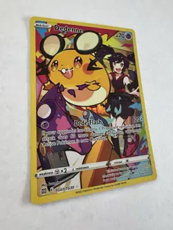 💥 Pokemon Dedenne Holo Rare # TG07/TG30 - Brilliant Stars - 2022 NM - Image 3