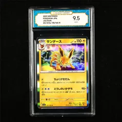 TQG 9.5 MINT+ 2023 Pokemon JPN Jolteon 135/165 R - Image 1