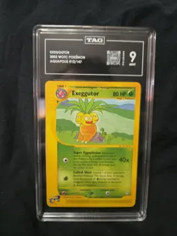 Exeggutor 2003 WOTC Pokemon Aquapolis 12/147 TAG 9 - Image 1