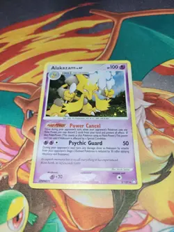 Pokemon TCG Alakazam 2/123 Holo Mysterious Treasures LP - Image 1